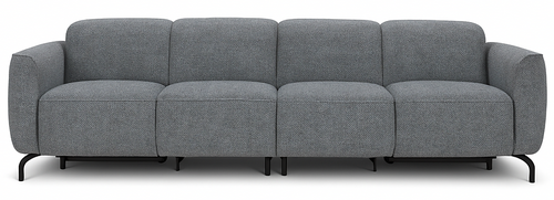 Layout G: Four Piece Reclining Sectional 145" wide (two recliners)