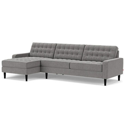 Layout D: Two Piece Sectional 56" x 123"