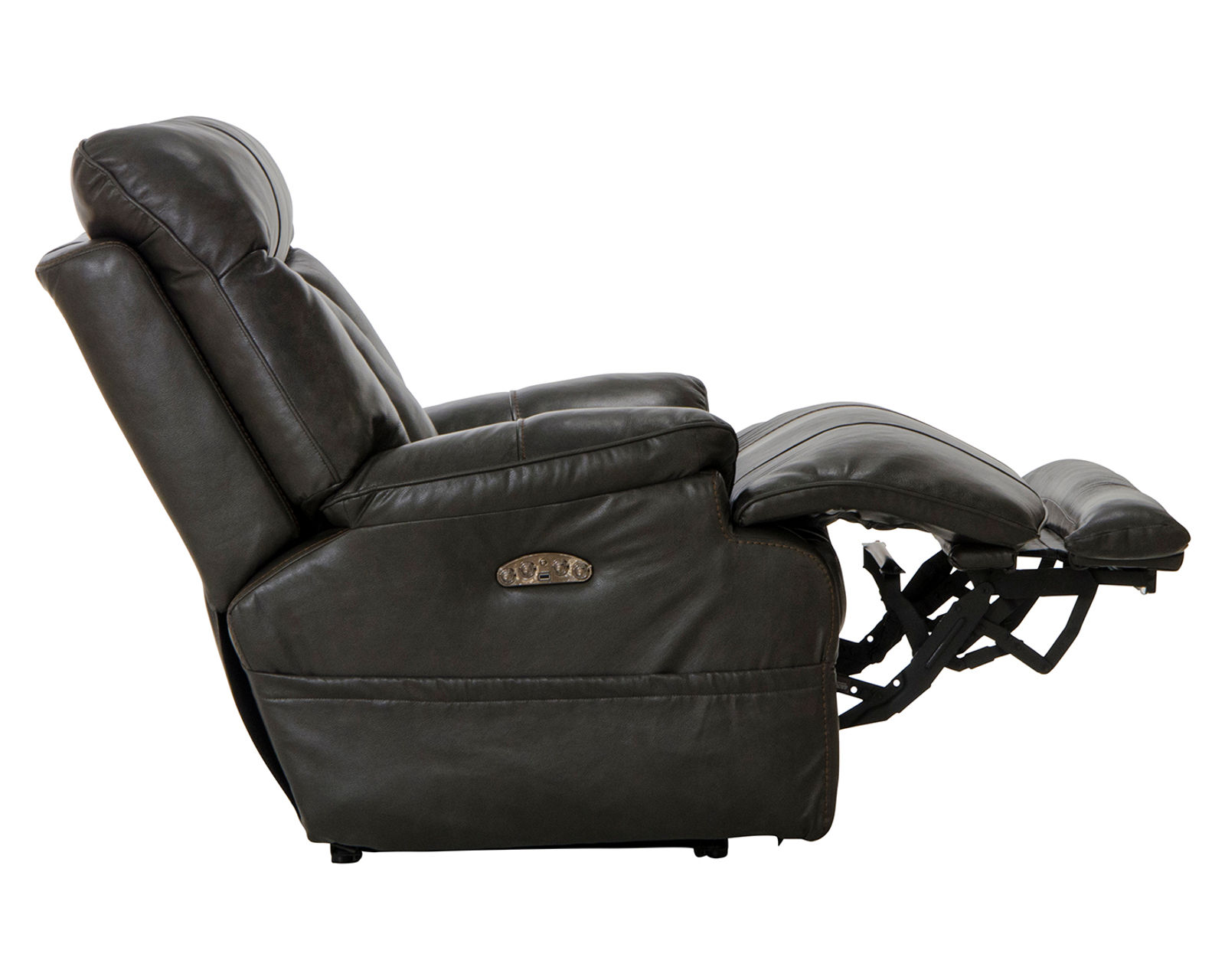 Naples Power Headrest Power Lay Flat Recliner w/Extended Ottoman - Italian Leather Luxury, Lay-Flat Relaxation & Extended Head-to-Toe Support (2 colors) - Experience the Catnapper Difference.