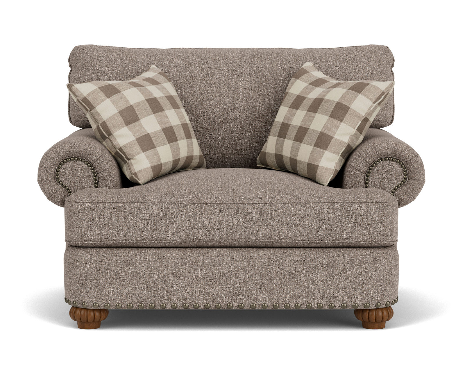 Patterson 7322 Nailhead Sofa (+100 fabrics) 96" - Patterson Nailhead Chair