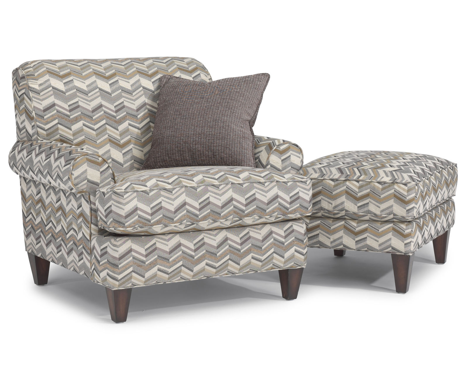Venture 5654 Sofa (+100 fabrics) 82" - Venture Chair and Ottoman