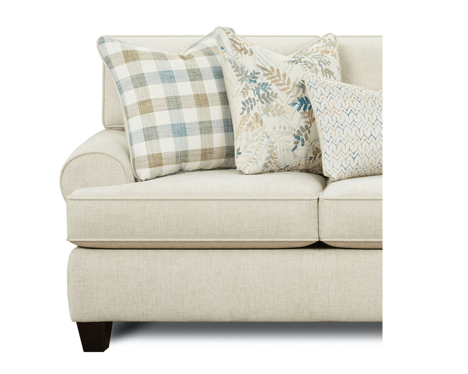 Felix Dune 88" Sofa - All pillows included
