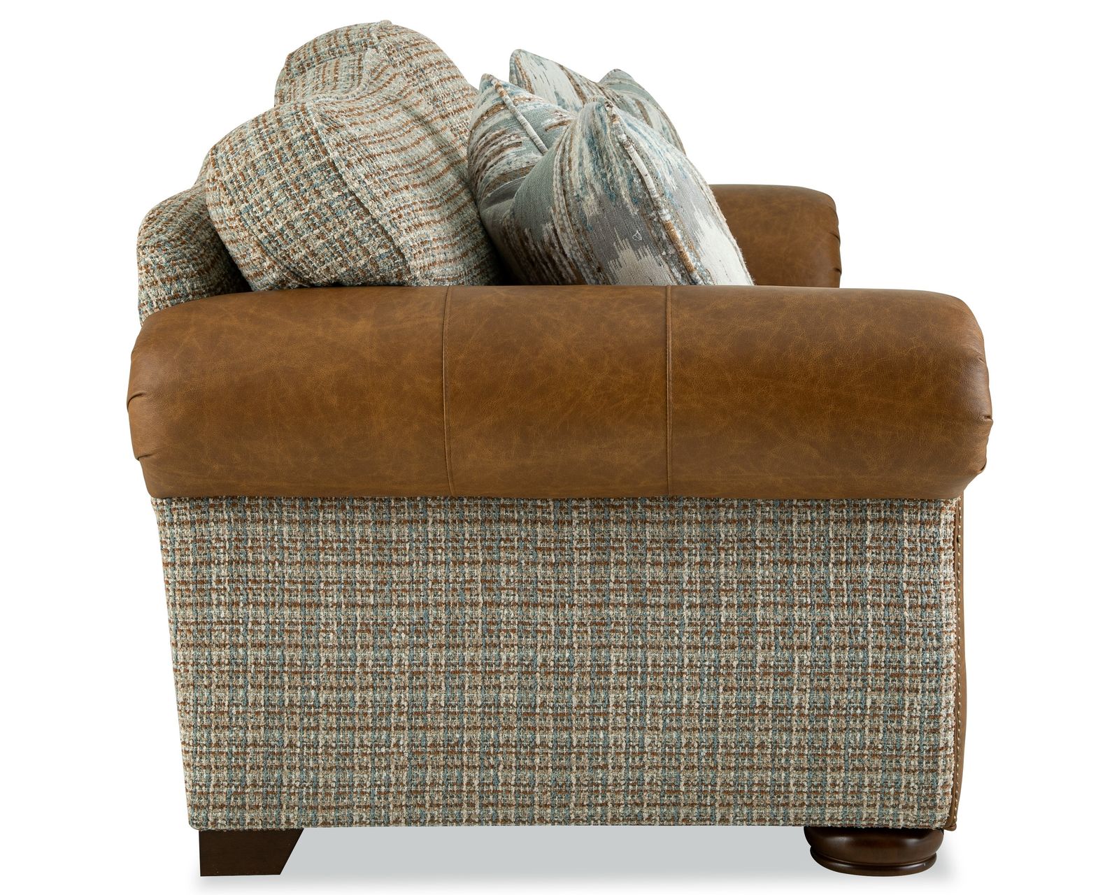 Grandover 2685 Leather/Fabric Sofa 92" (+40 leathers +100 fabrics) - Grandover 92" Leather Fabric Sofa