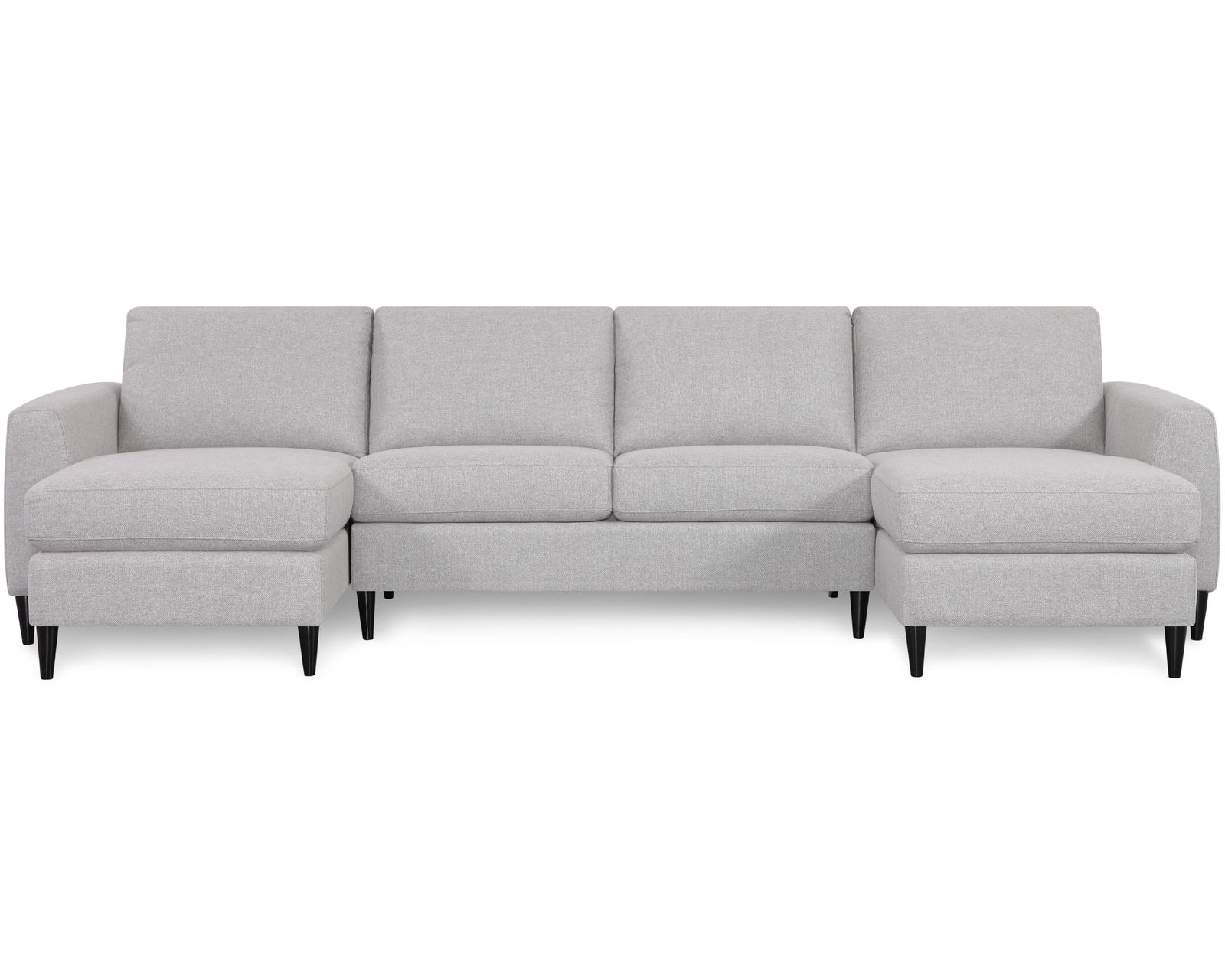 Atticus 77325 Sectional (+50 fabrics) - Layout F:  Three Piece Sectional 57" x 120" x 57"