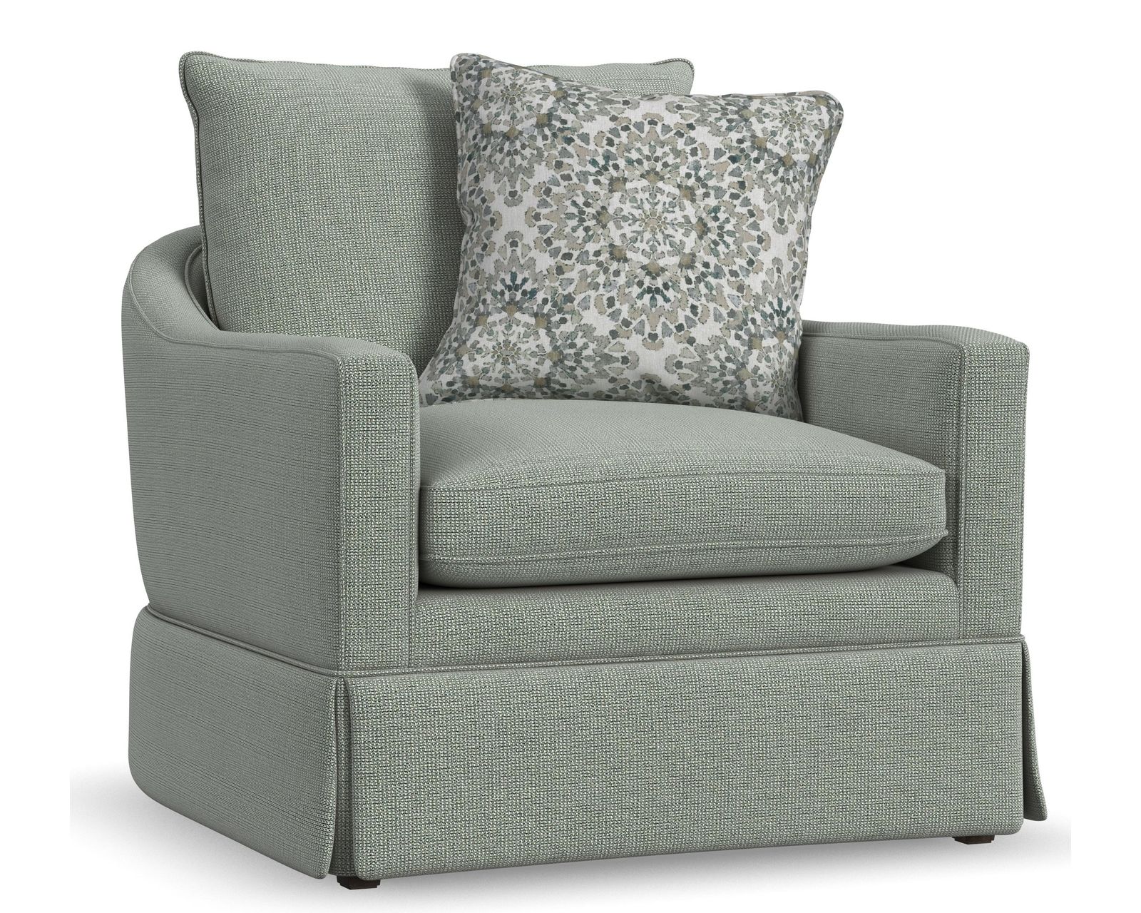 Eleanora 7572 Skirted Accent Chair (+100 fabrics)