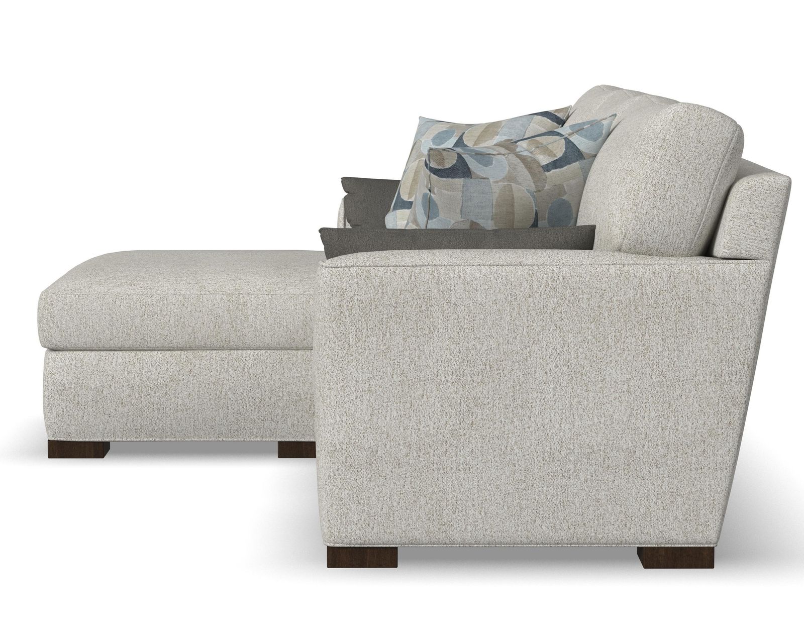 Jasper 91" Reversible Chaise Sofa (+100 fabrics) - Place the chase cushion on the left or right side