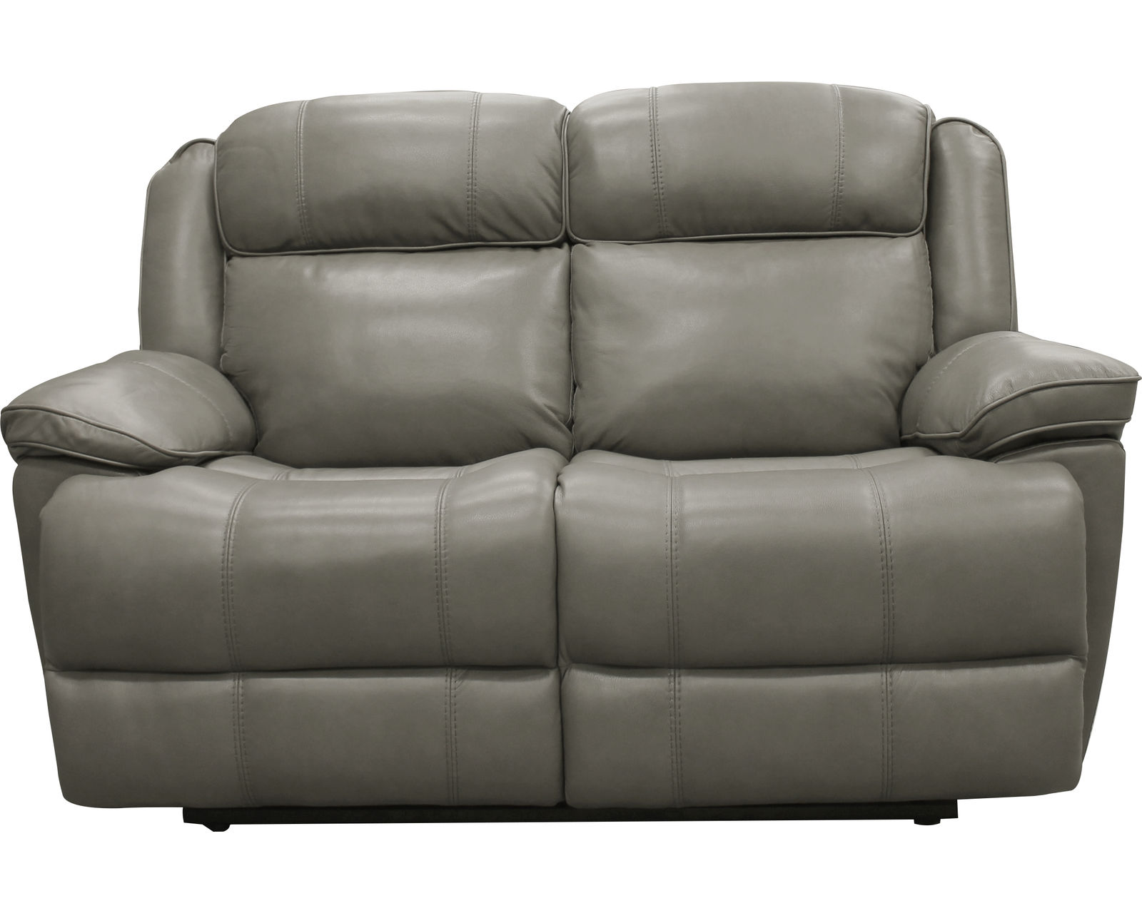 Eclipse Leather Power Headrest Power Recliner Heron (In stock - Fast shipping) - Eclipse Power Headrest Power Reclining Loveseat