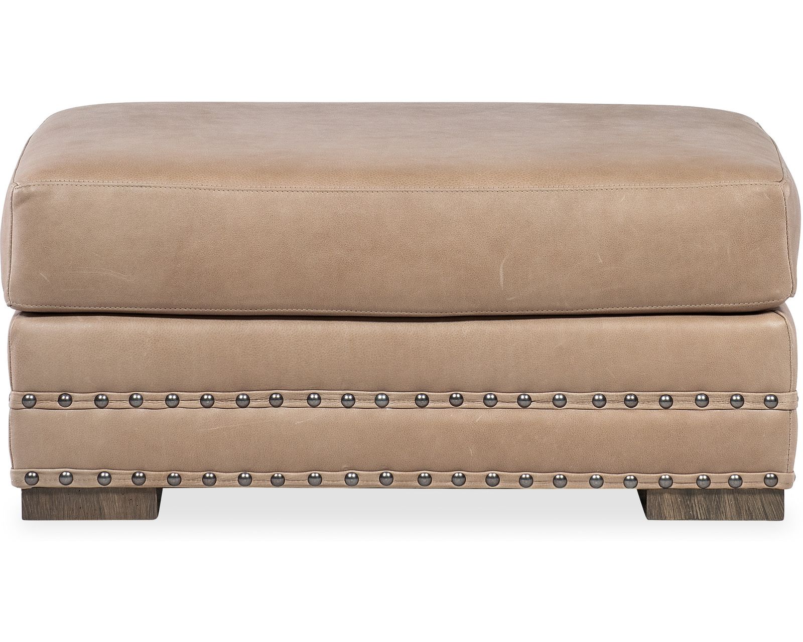 Bradington Young Kempton 631 Sofa (12 leathers) 8-Way Hand Tie - Kempton 25" x 34" Ottoman