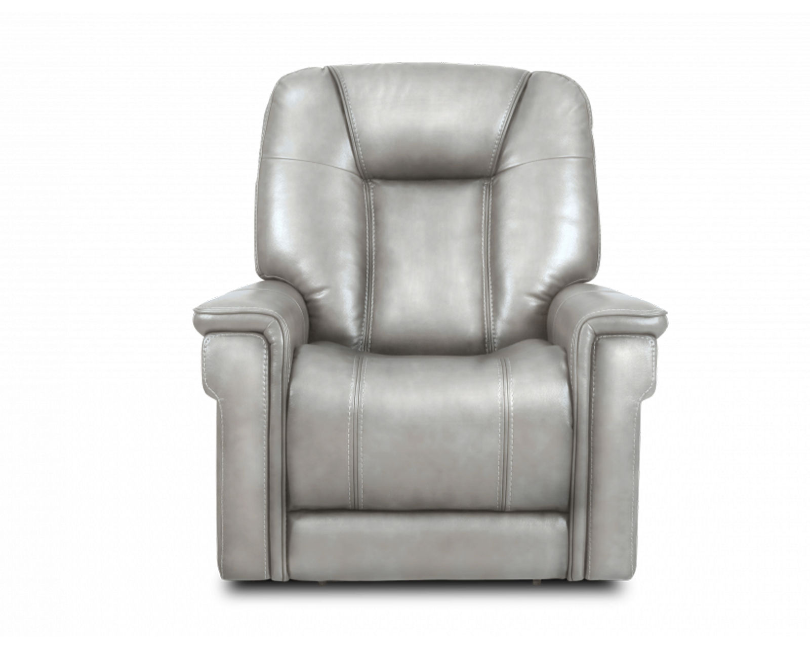  Sanibel 88" Sofa w/Power Recline, Power Head Rests & Power Lumbar (Lay Flat) Dove Leather (In stock) - Sanibel Power Recliner w/Power Head Rest & Power Lumbar (Lay Flat)