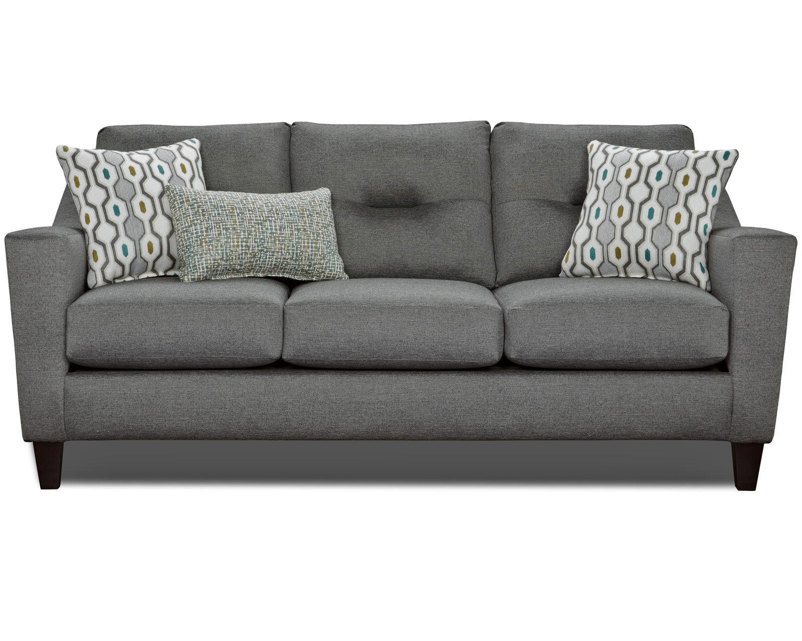 Max Pepper 86" Sofa 8210KP (includes pillows) performance fabric