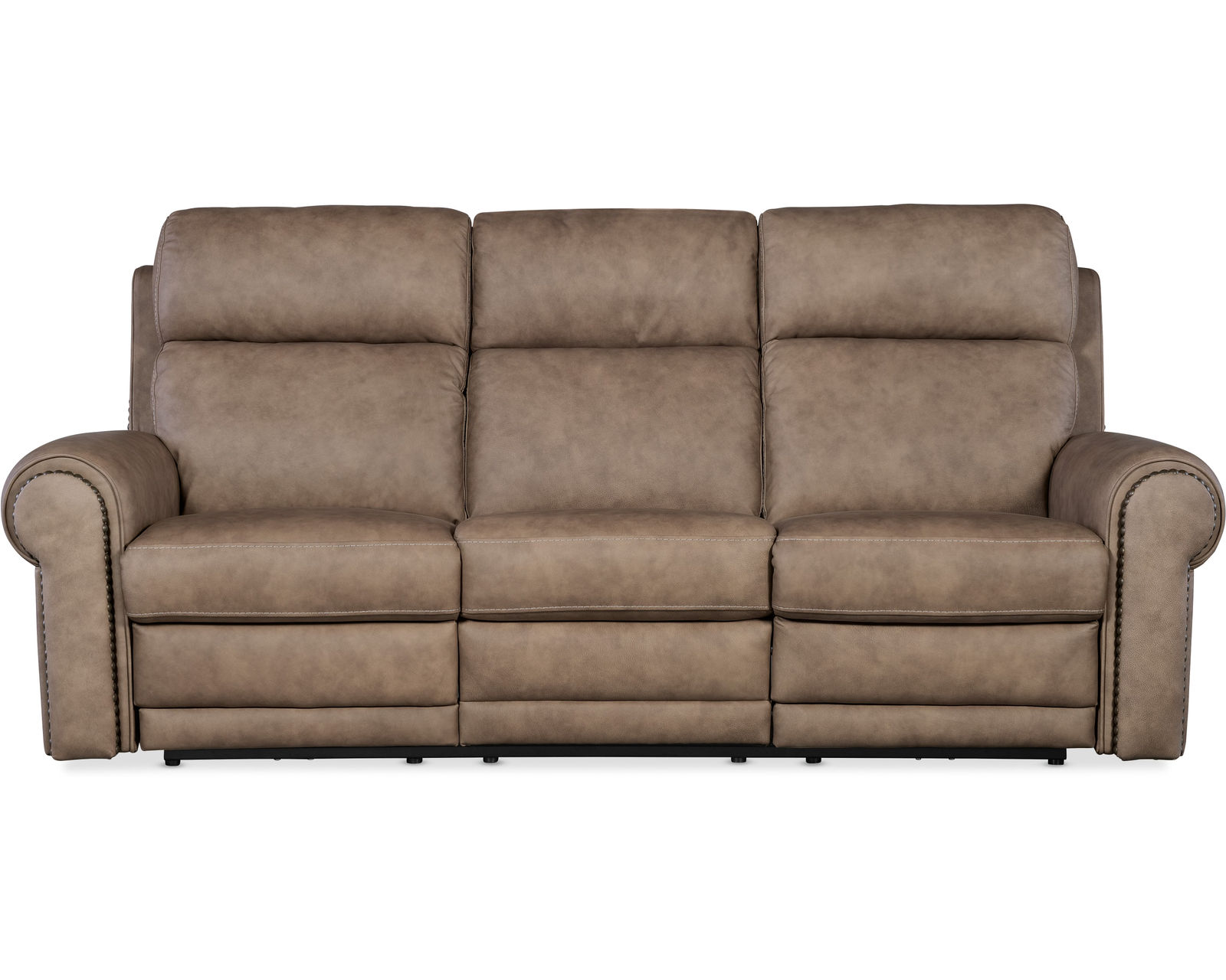 Duncan Triple Power Reclining Sofa 90" (In stock) - Duncan Power Sofa with Power Headrest & Lumbar