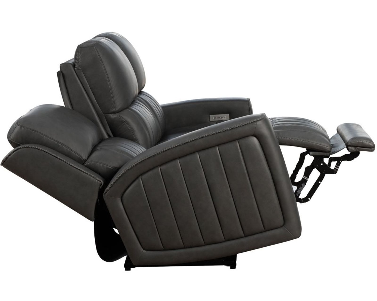 Pierce 87" Zero Gravity Power Reclining Sofa w/Power Head Rests, Power Lumbar & Drop Down Table w/2 Cup Holders (Gray) In stock