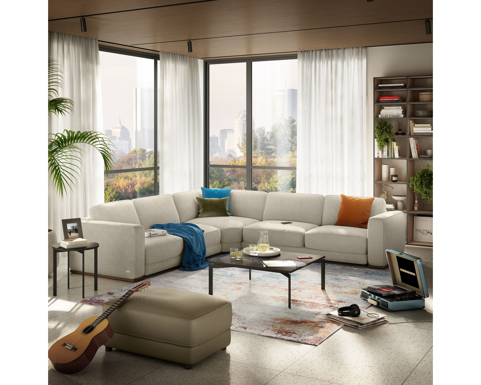 Boston C259 Stationary Sectional (+50 fabrics)