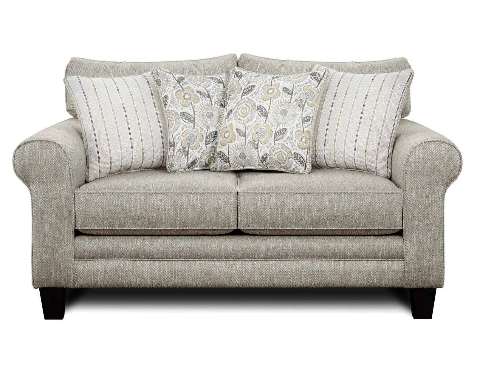 Vandy Heather 88" Sofa 1140 (Includes pillows) - Vandy Heather 65" Loveseat