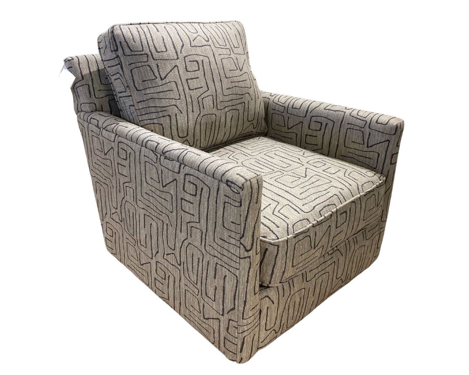 Charlotte Parchment 90" Sofa (Includes Pillows) - Navato Hemp Swivel Glider - Performance Fabric