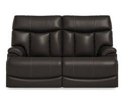Clive Power Reclining Loveseat with Power Headrests and Lumbar (374-00) in stock