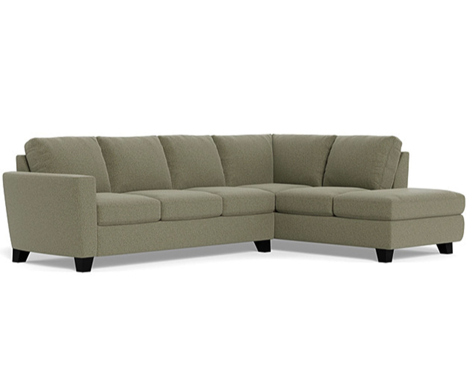 Leeds 77328 Sectional (+50 fabrics) - Layout E: Two Piece Sectional 118" x 84"