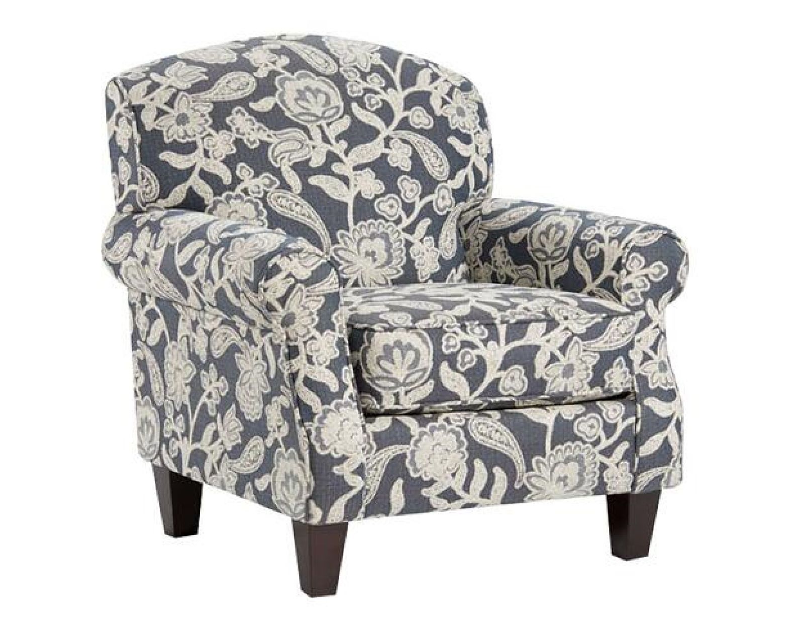Awesome Oatmeal 88" Sofa (performance fabric) includes pillows - Sophie Indigo Accent Chair - 532