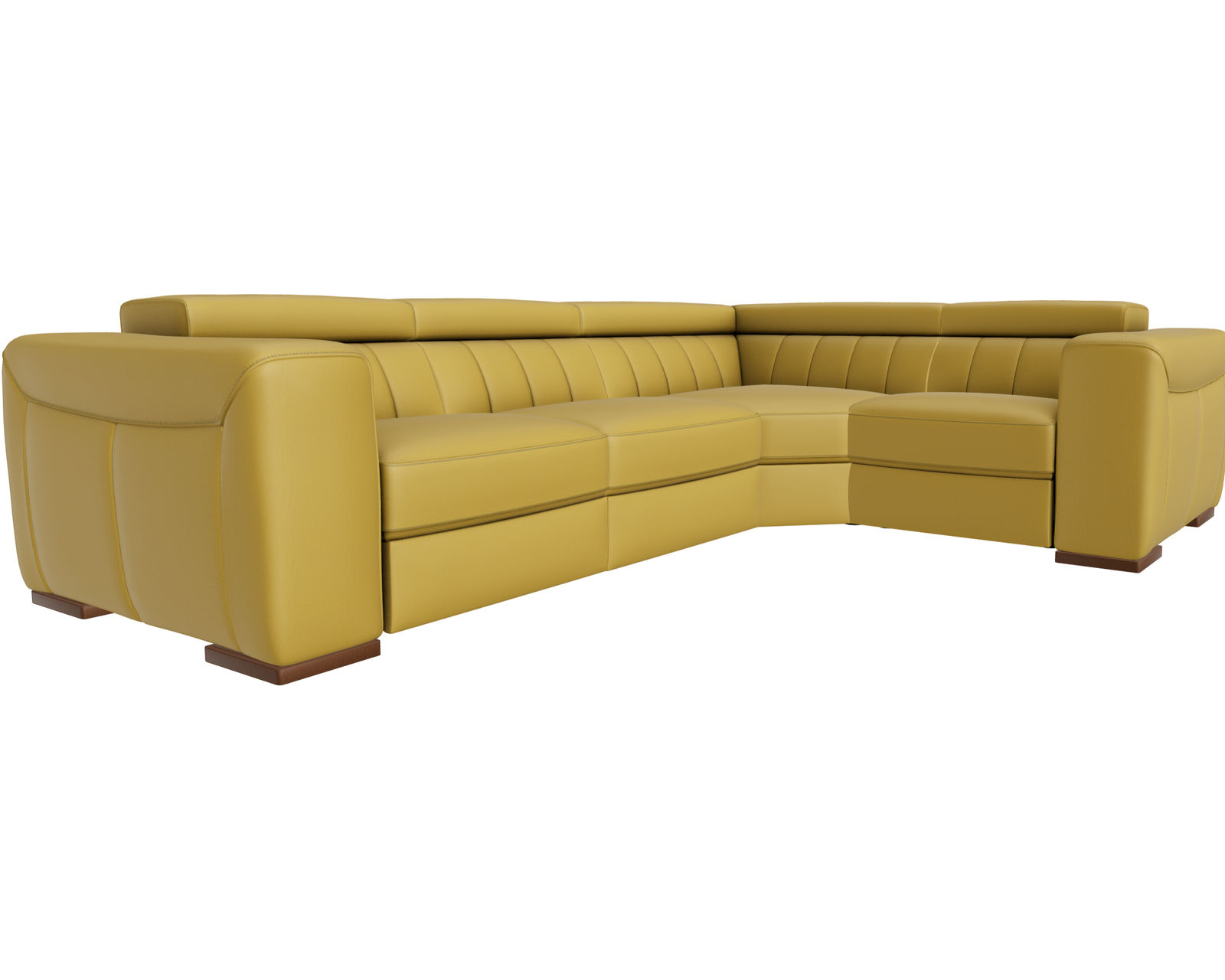 Forza X790 Stationary Sectional (+50 leathers) - Layout J: Four Piece Sectional 126" x 92"