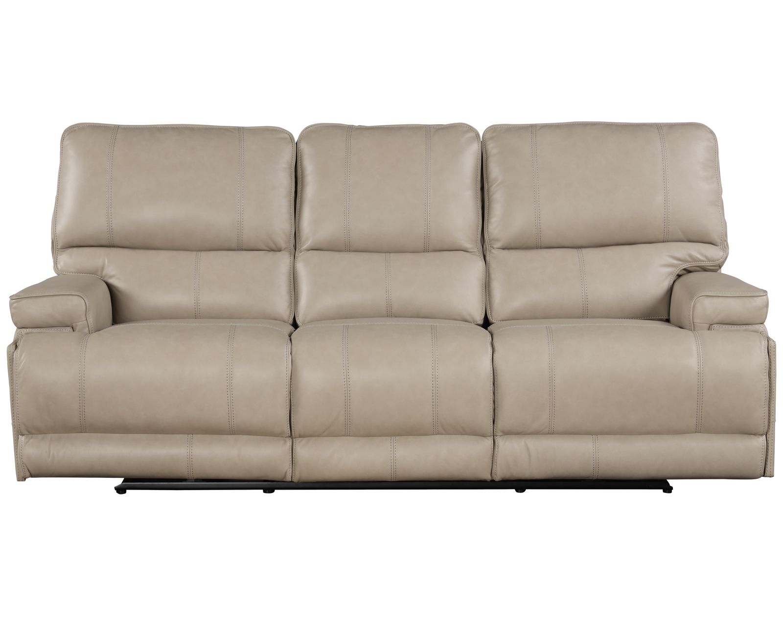 Whitman FreeMotion Cordless Power Headrest Power Recliner (Battery Operated) Linen (In stock - Fast shipping) - Whitman Cordless Power Headrest Power Reclining Sofa