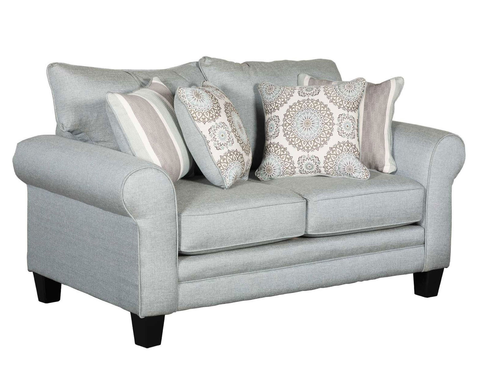 Grande Mist 65" Loveseat - 1141 - Includes four 20" pillows