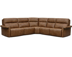 Finn 4022 Power Headrest Power Reclining Sectional (standard and wide seat widths) +140 leathers