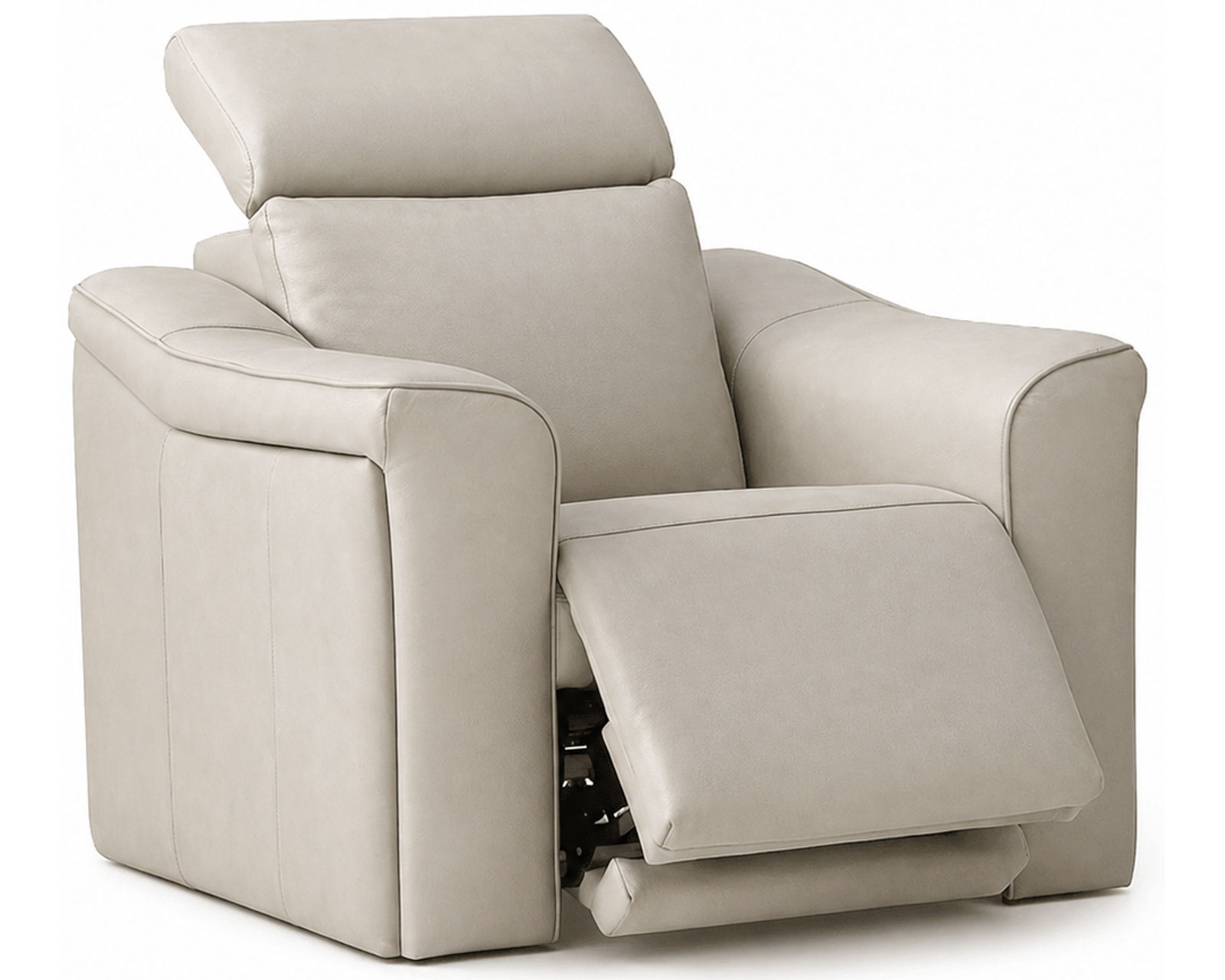 Bennett Dual Power Reclining Sofa — Available in Standard & Wide Cushions, 140+ Leather Options, and 84", 88", or 116" Widths - Bennett Power Headrest Power Recliner