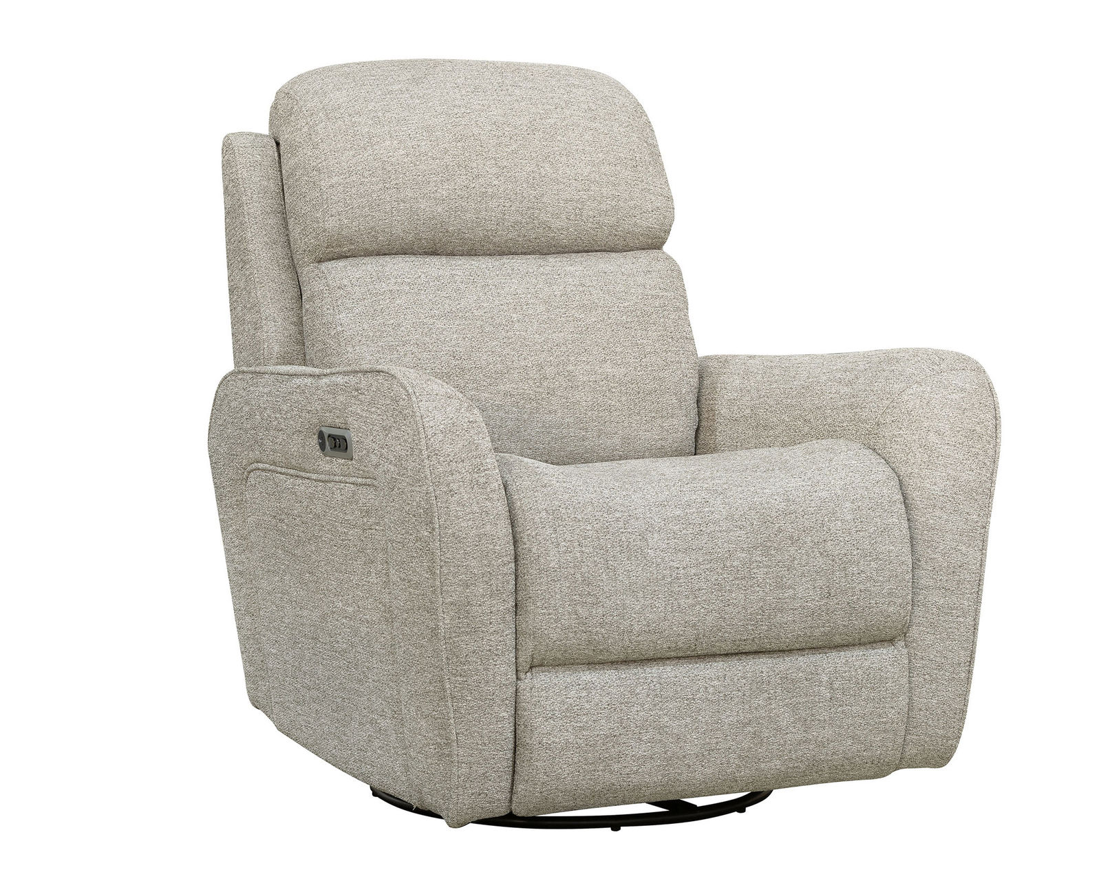 Quest Power Headrest Power Reclining Swivel Glider Cordless Recliner - Powered by FreeMotion (Muslin) In stock - Fast shipping
