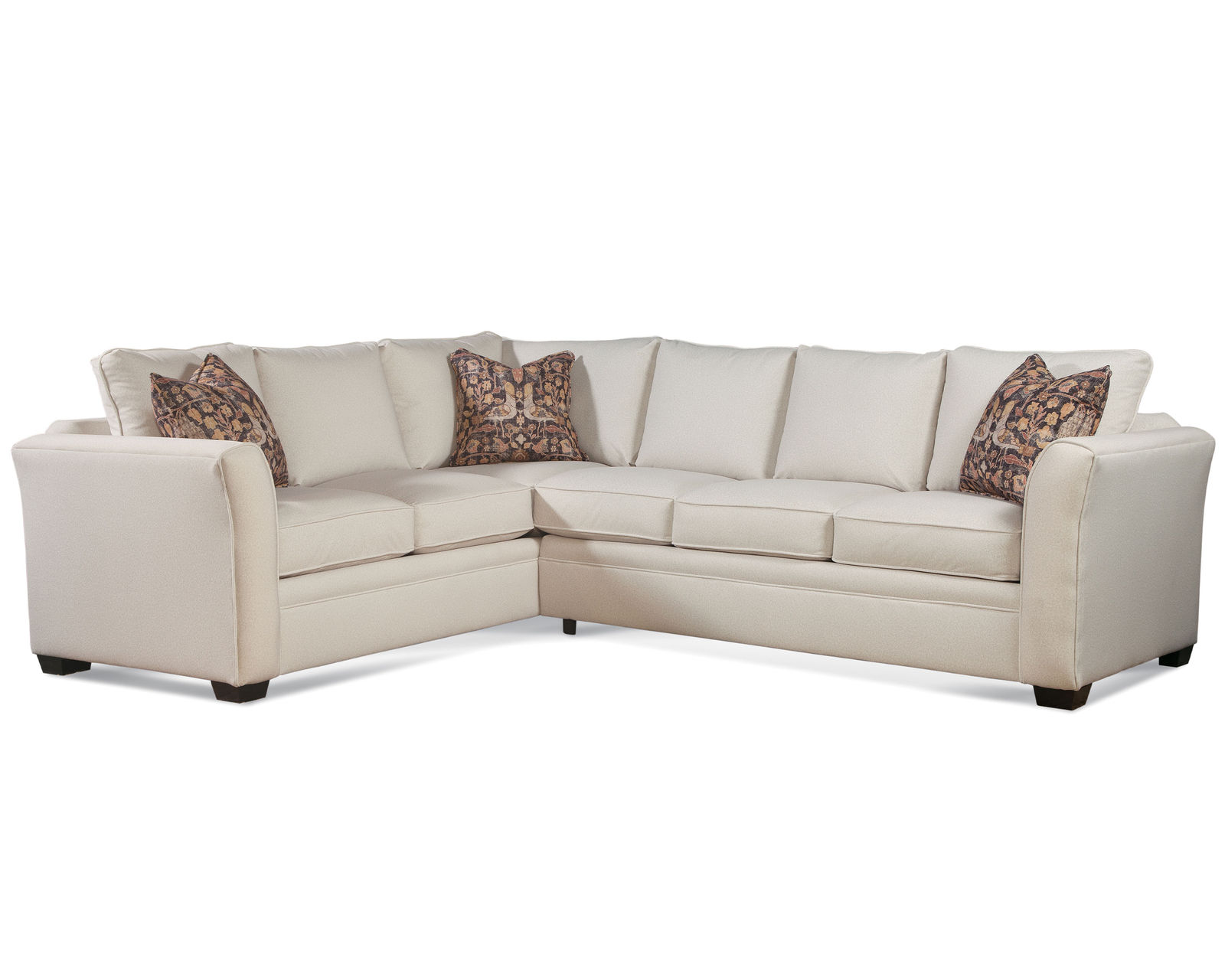 Bridgeport Queen Sleeper Sectional (+69 fabrics) - Layout A: Two Piece Right Side Queen Sleeper 92" x 116"