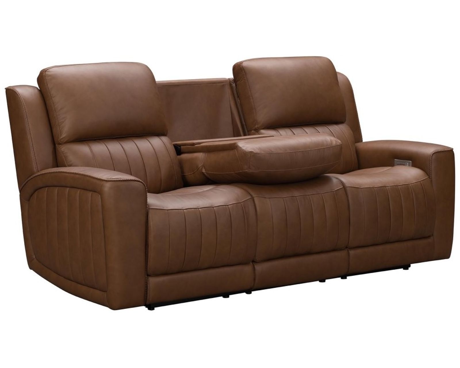 Pierce 87" Zero Gravity Power Reclining Sofa w/Power Head Rests, Power Lumbar & Drop Down Table w/2 Cup Holders (Cinnamon)In stock