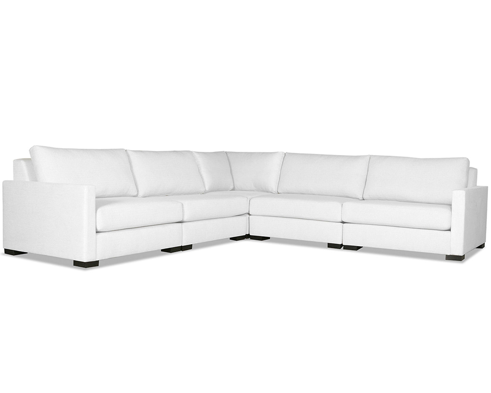 Chester 5 Pieces Modular Sectional (Choice of Colors) - Chester 5 Pieces Modular Sectional  In Grey