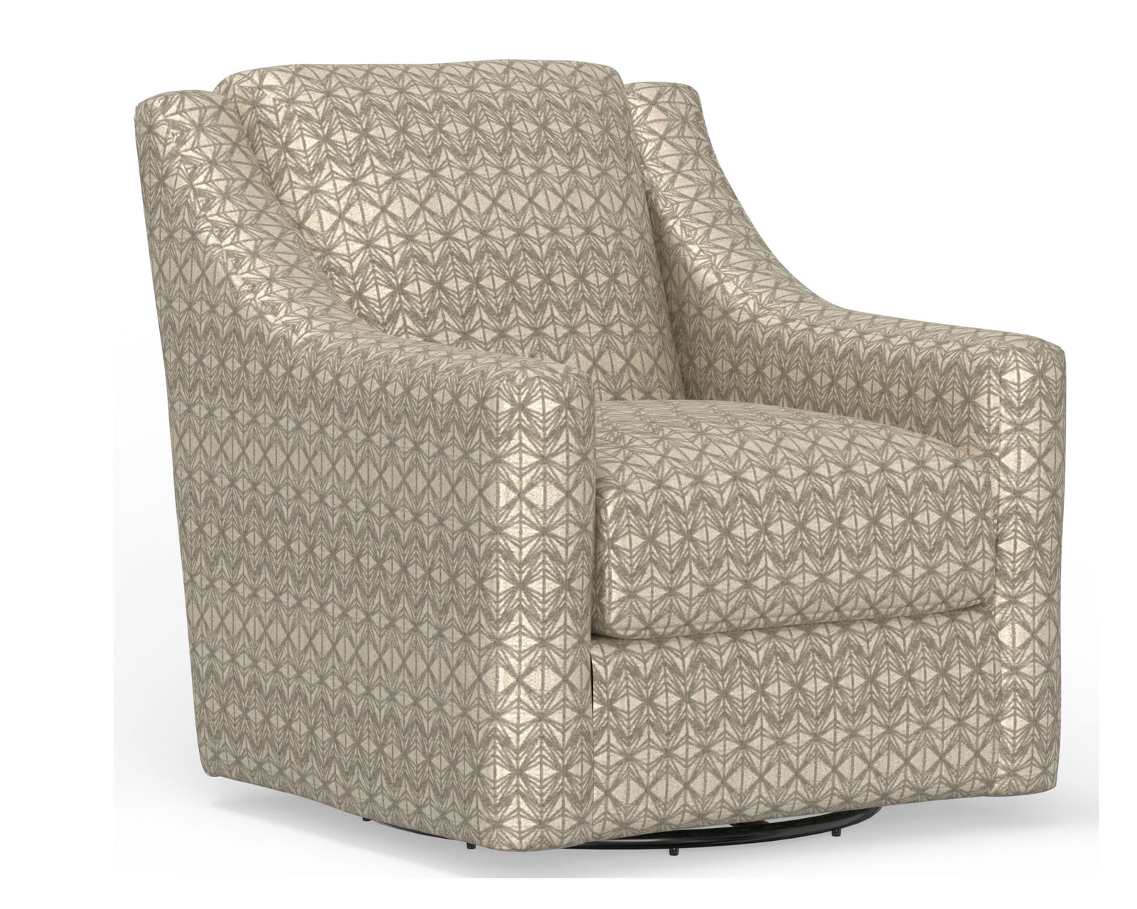 Hyde Park 94" Stationary Sofa (2 colors) includes pillows - Hyde Park Swivel Chair in Dove