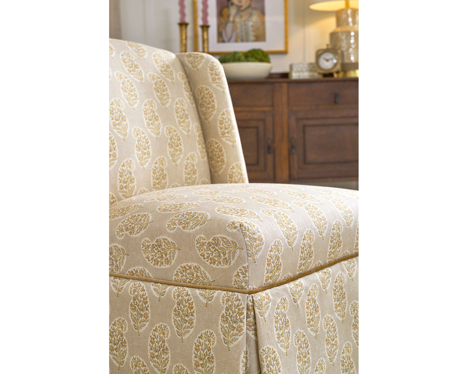 Erin & Ben™ Clarabelle Armless Accent Chair (+50 exclusive fabrics) - Furniture with Character. Comfort with Purpose.