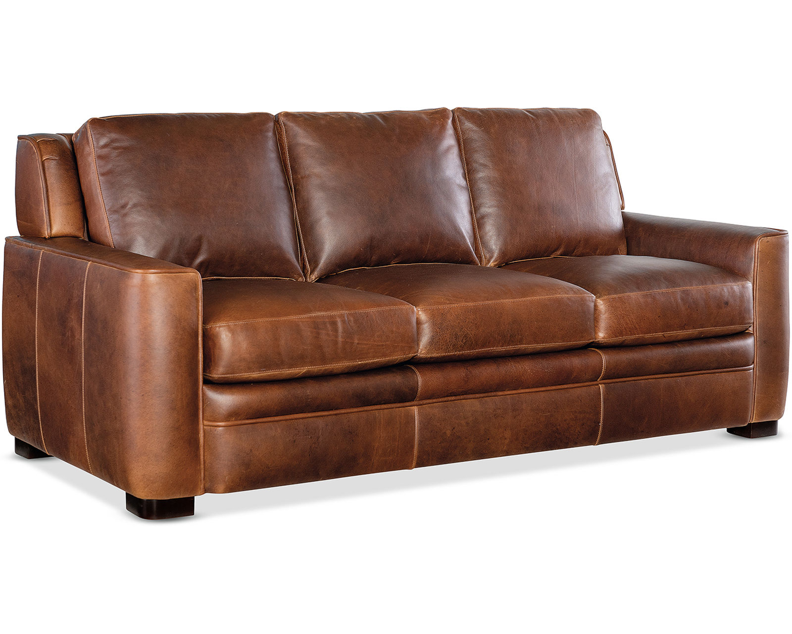 Bradington Young Beckham Sofa (12 leathers) 8-Way Hand Tie