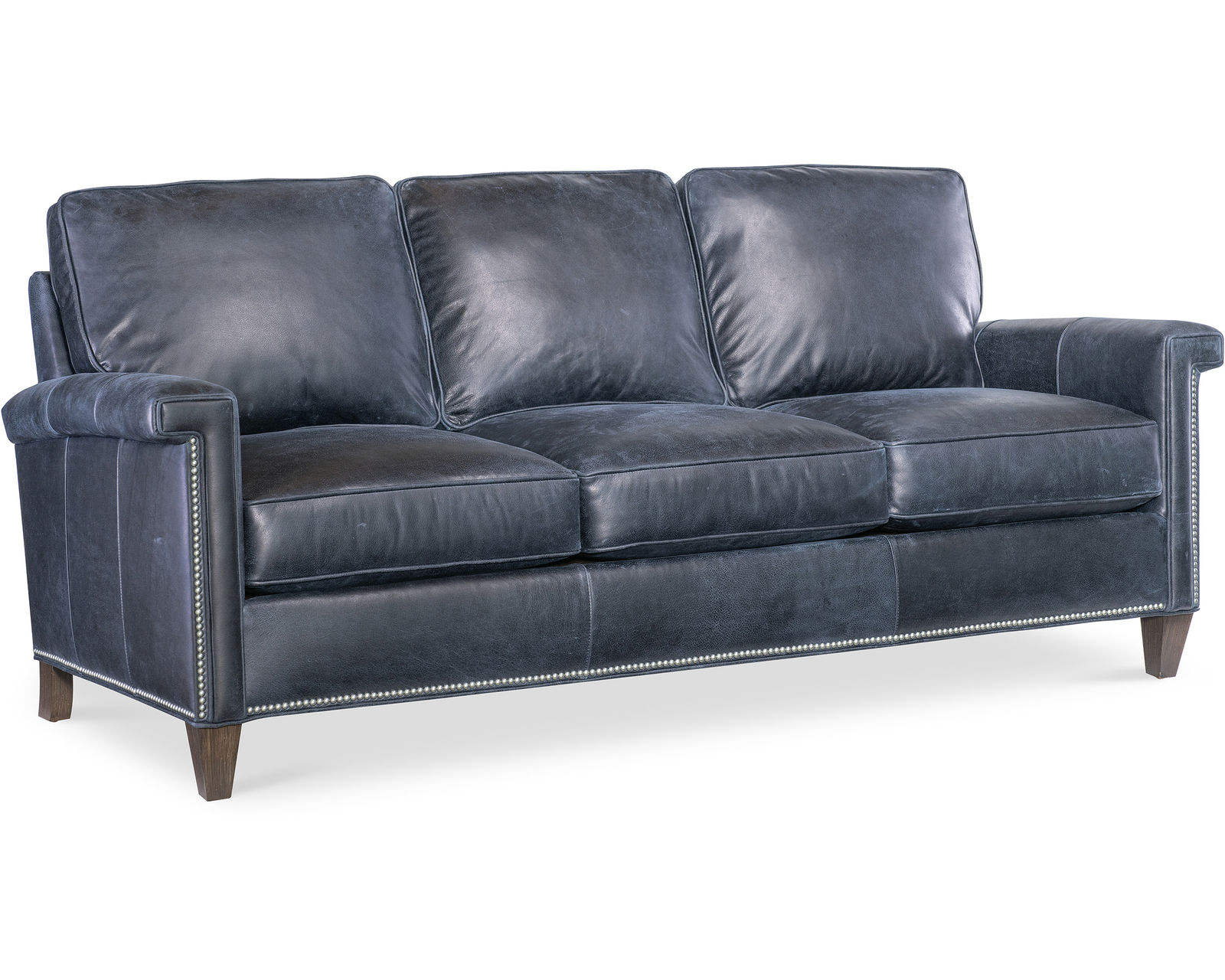 Bradington Young Mallory 774 Sofa (12 leathers) 8-Way Hand Tie - Mallory Stationary 82" Sofa 8-Way Hand Tie