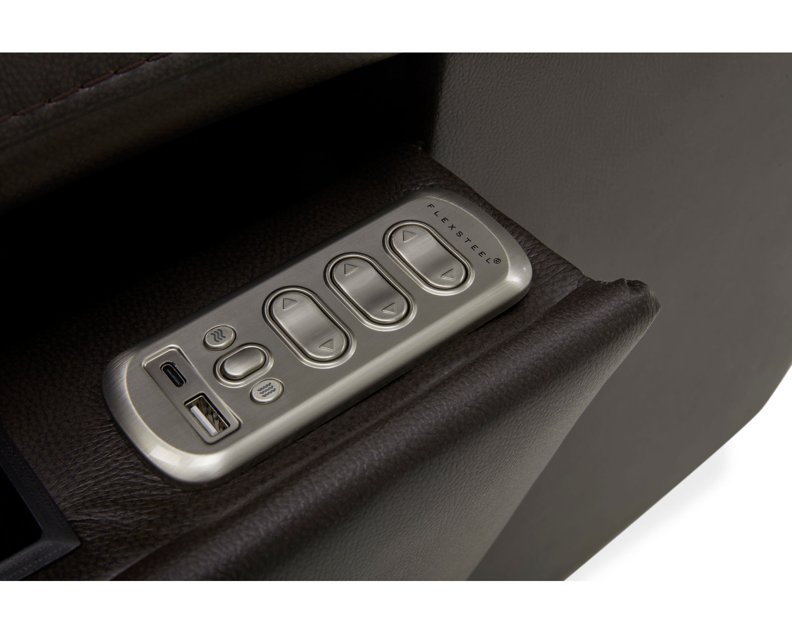 Ranger Zero Gravity Triple Power Reclining Sofa with Heat and Massage (86") 2 colors - In stock - Pop out power recline controls located in the arms