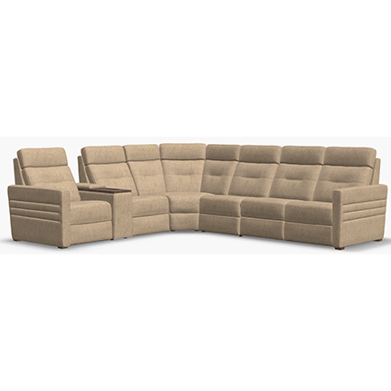 Layout B: Four Piece Reclining Sectional 111" x 123" (2 recliner)