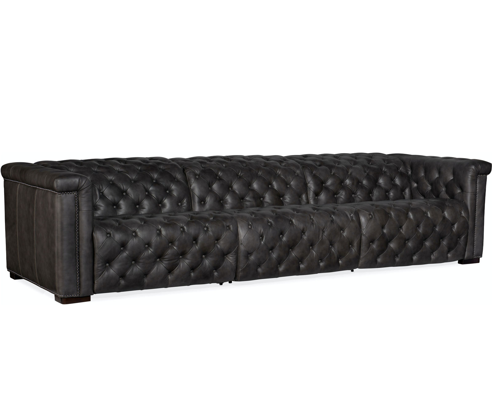 Savion Leather Grandier Sofa Power Headrest Power Reclining Sofa (124") - Savion Grandier Sofa Power Headrest Power Reclining Sofa (124")