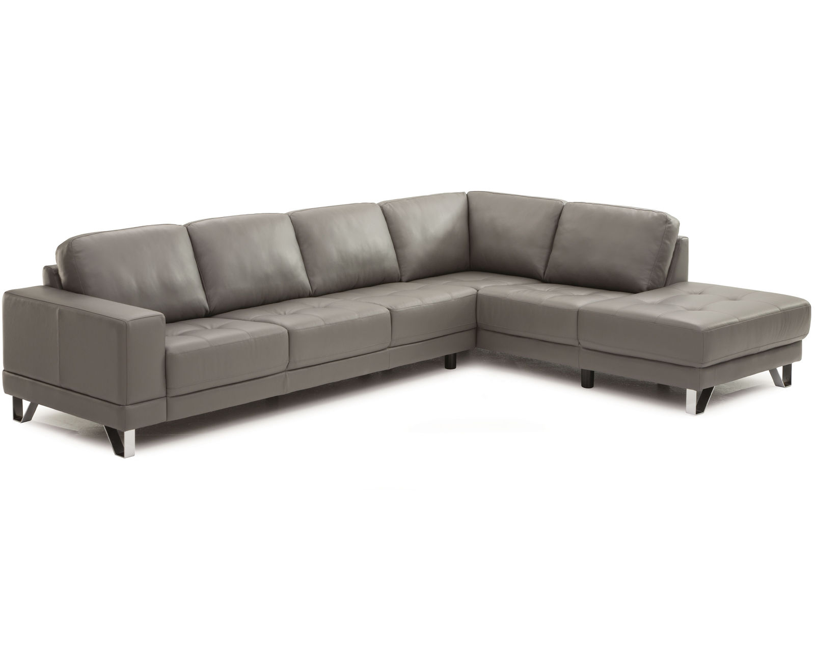 Seattle 77625 Sectional (+100 leathers) - Layout D: Two Piece Sectional 126" x 91"
