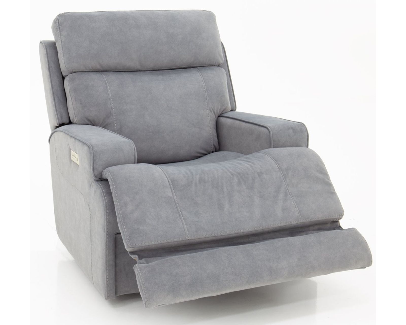Ashbee 89" Zero Gravity Sofa w/Power Recline, Power Head Rests & 3" Footrest Extension (Dolphin) In stock