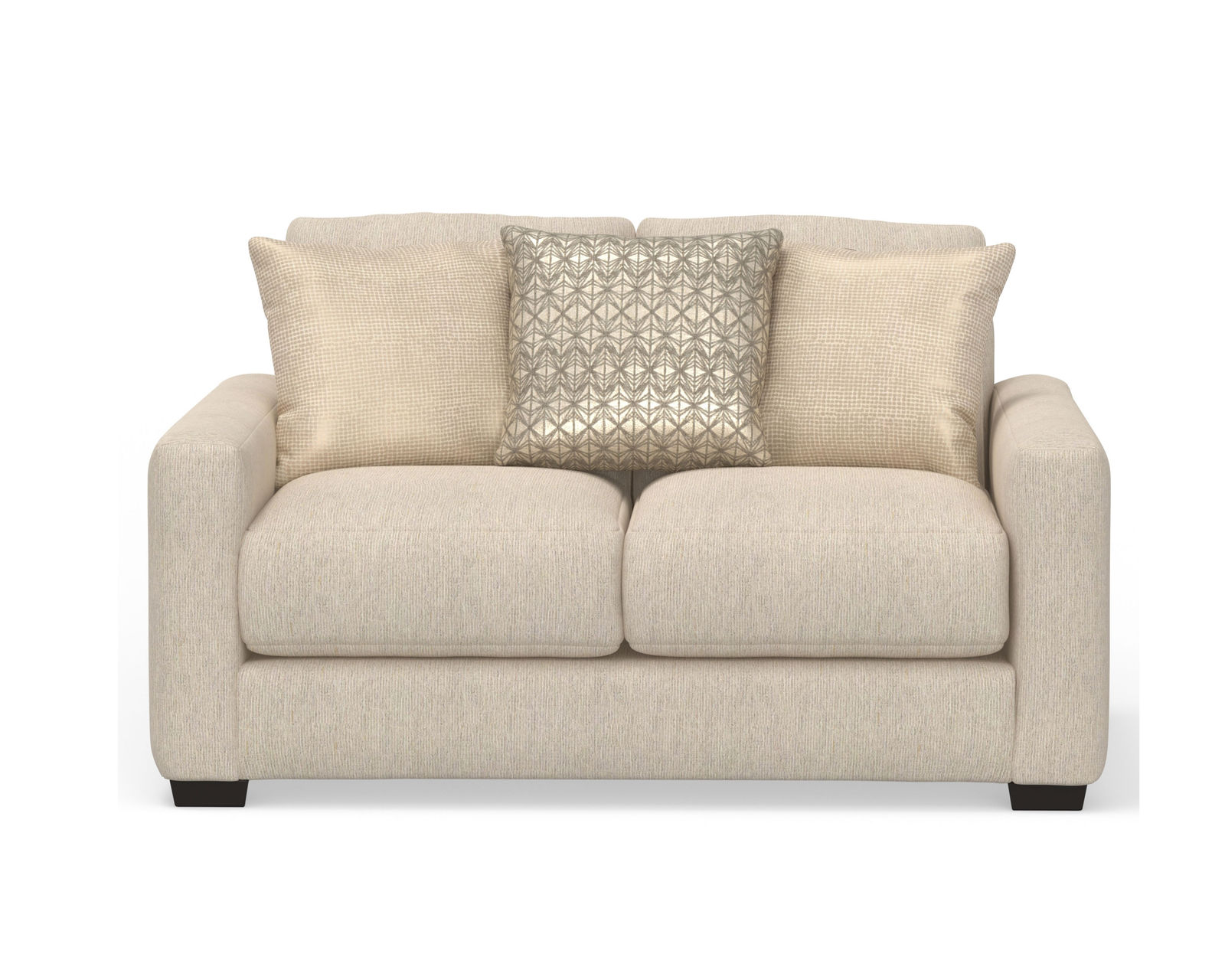 Hyde Park 94" Stationary Sofa (2 colors) includes pillows - Hyde Park Loveseat in Porcelain