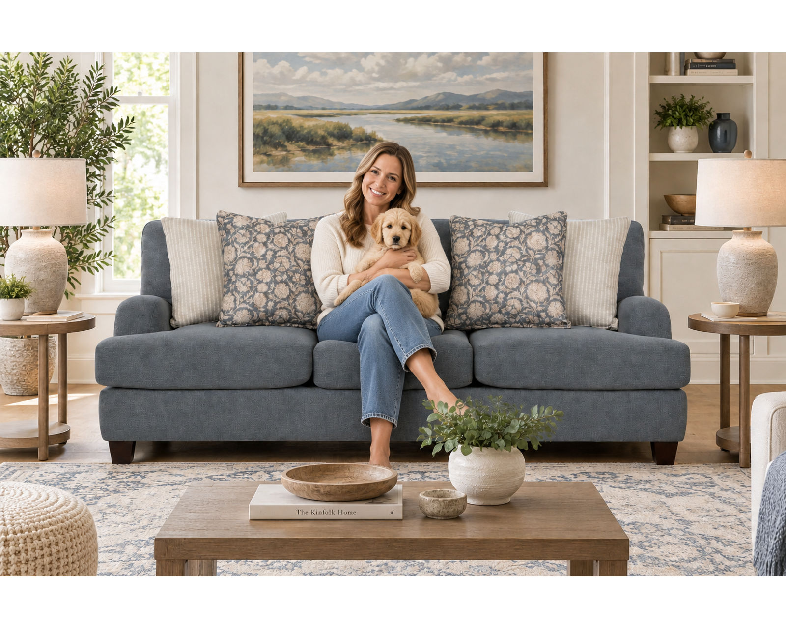 Laurel 93" Sofa (Timeless Style. Effortless Comfort. Beautifully at Home) - Luxury Looks. Beautiful Rooms. Surprisingly Affordable.