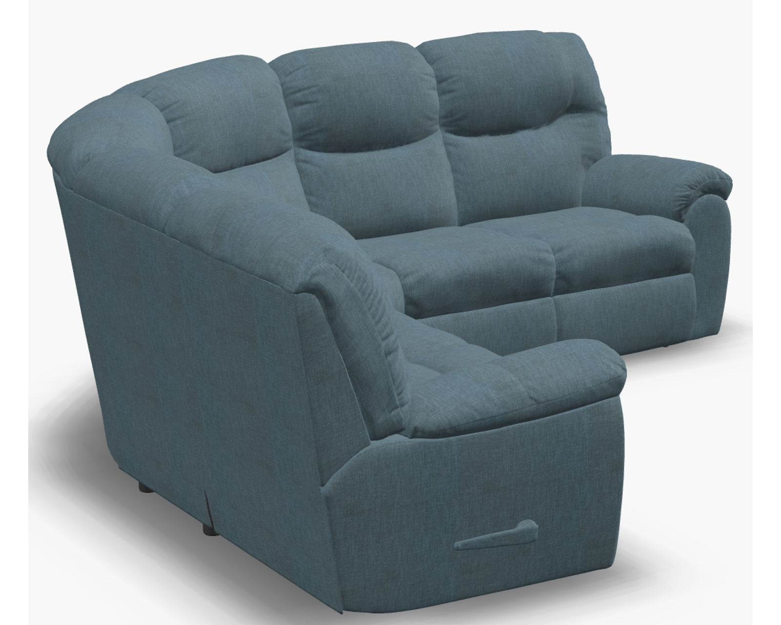 Regent 41094 Reclining Sectional (+50 fabrics) - Layout A: Five Piece Sectional 101" x 101"