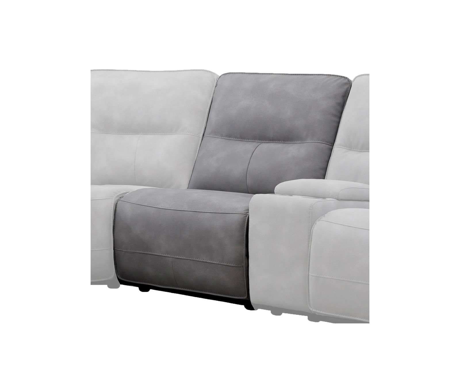 Gladiator Zero Gravity Power Headrest Power Reclining Sectional Sky (In stock - Fast shipping) - Gladiator Armless Chair