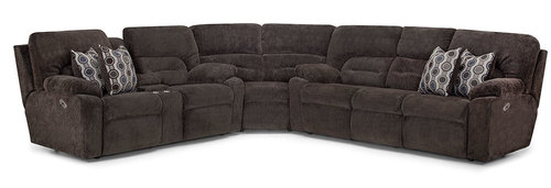 Layout C: Three Piece Sectional 114" x 127" (4 recliners)