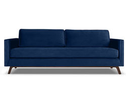 Chantel 60" - 72" - 84" Sofa in Blue