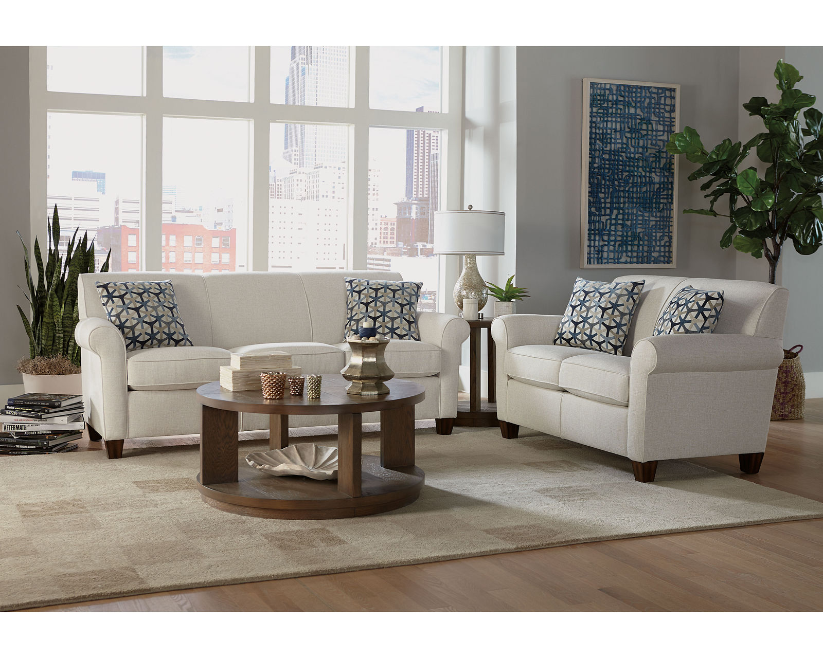 Dana 5990 Sofa (100+ fabrics) 82"  -  Flexsteel first year warranty covers everything (product and labor)
