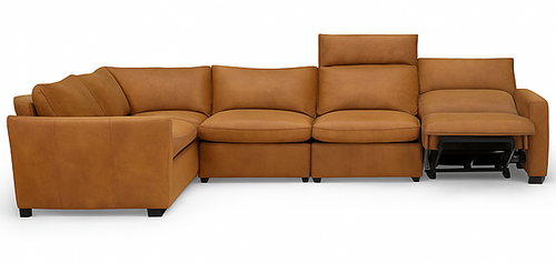 Layout N: Four Piece Reclining Sectional 107" x 139"