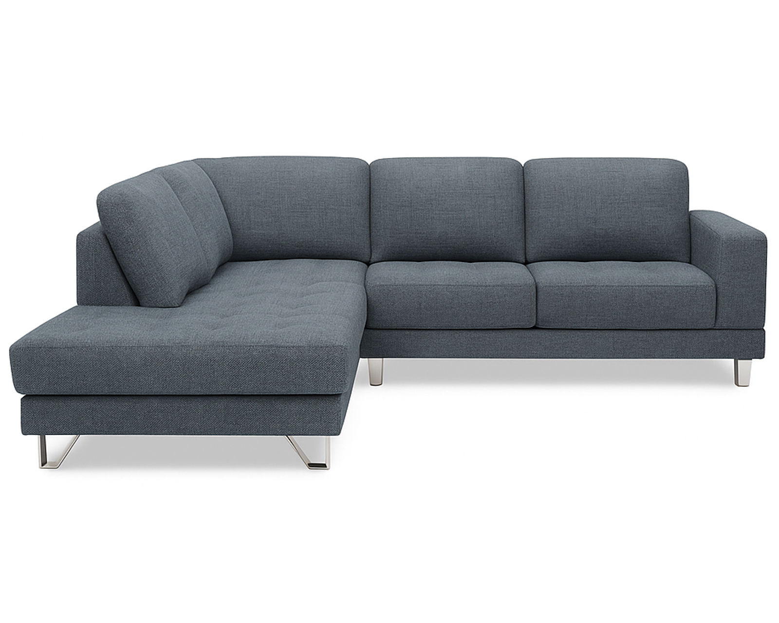 Seattle 77625 Sectional (50+ fabrics) - Layout D: Two Piece Sectional 91" x 126"
