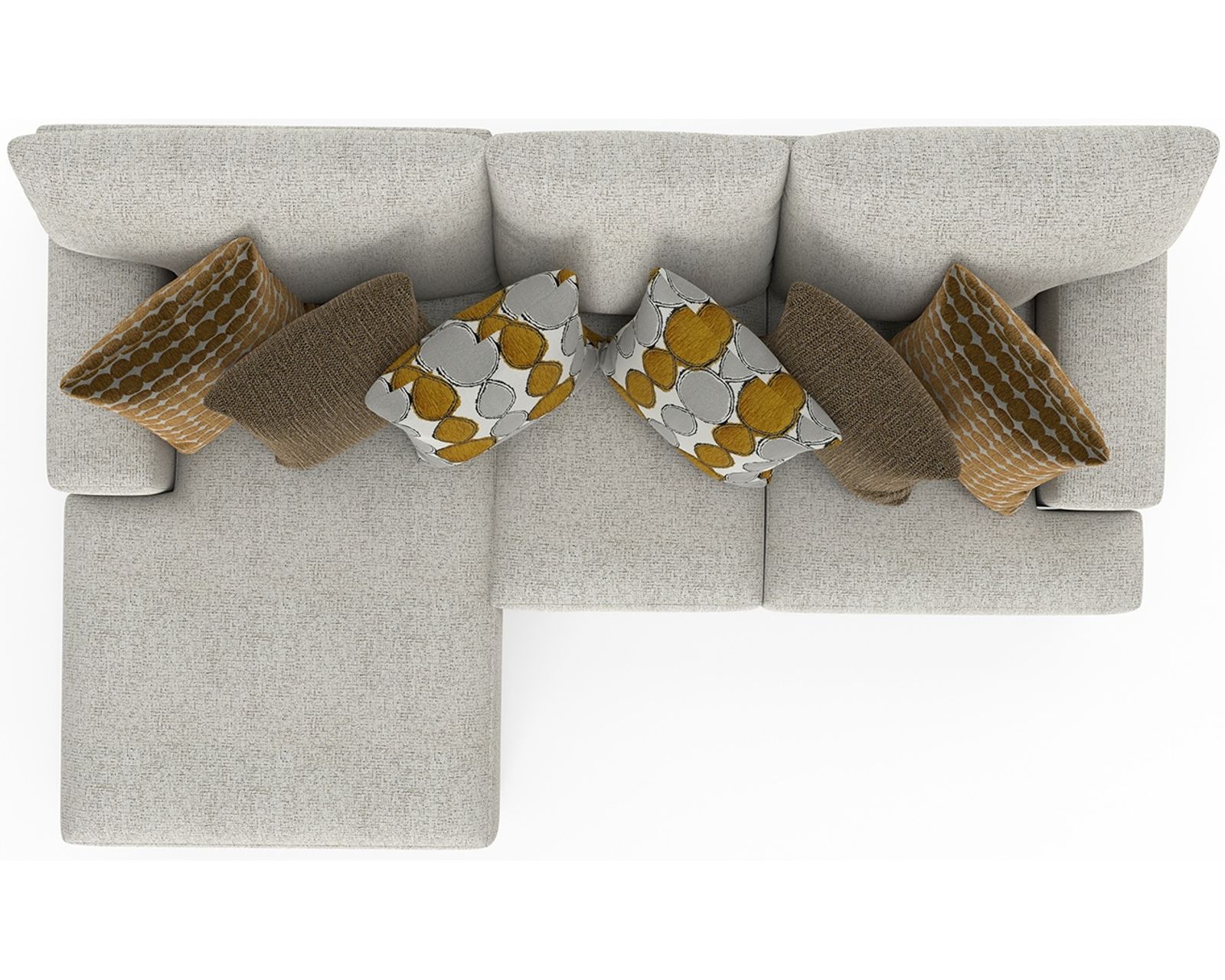 Tori 2240 Modular Sectional (Includes all pillows) - Engineered to Support Every Moment.